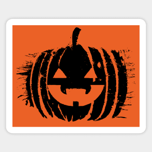 Spooky Laughing Pumpkin Head | Halloween Sticker